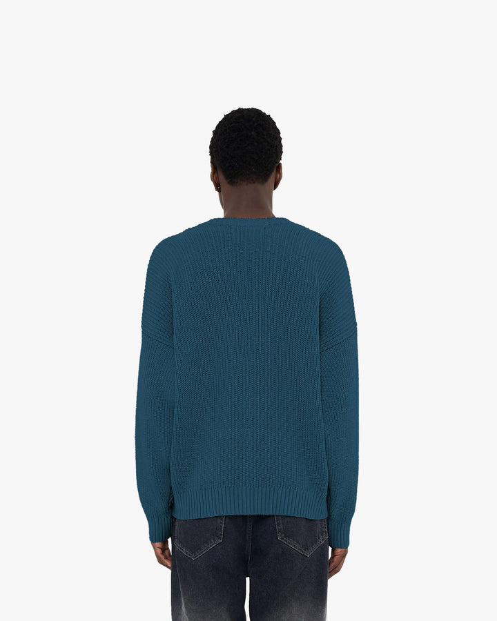 V-LOGO KNITWEAR MIDNIGHT BLUE