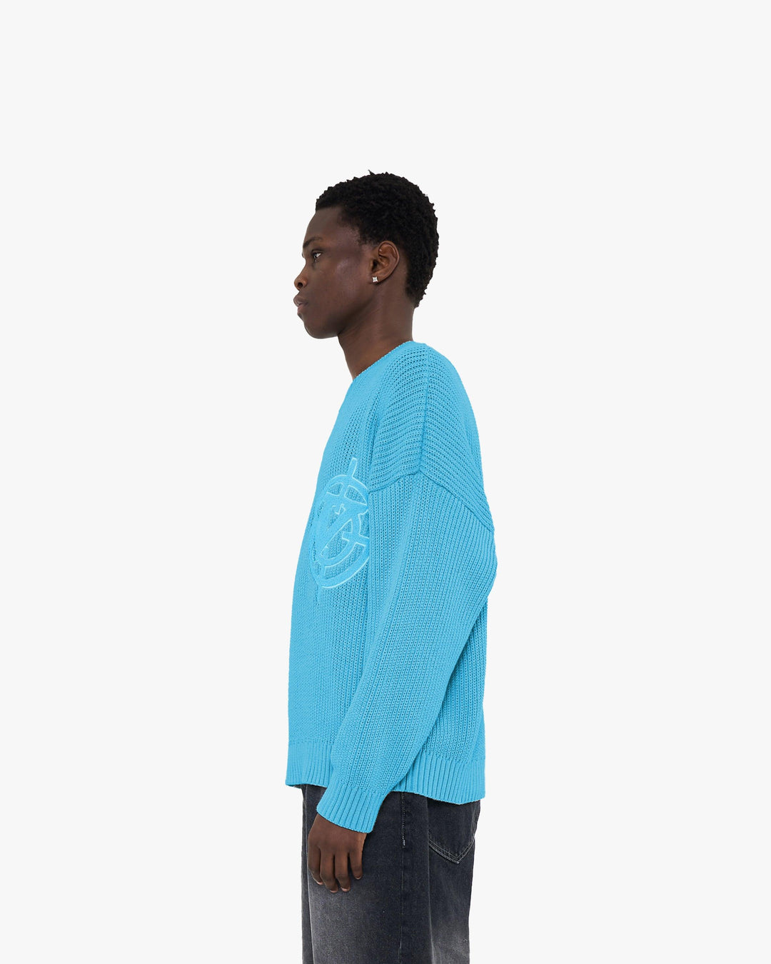 V-LOGO KNITWEAR SKY BLUE