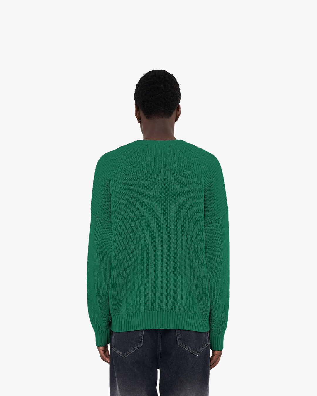 V-LOGO KNITWEAR GREEN