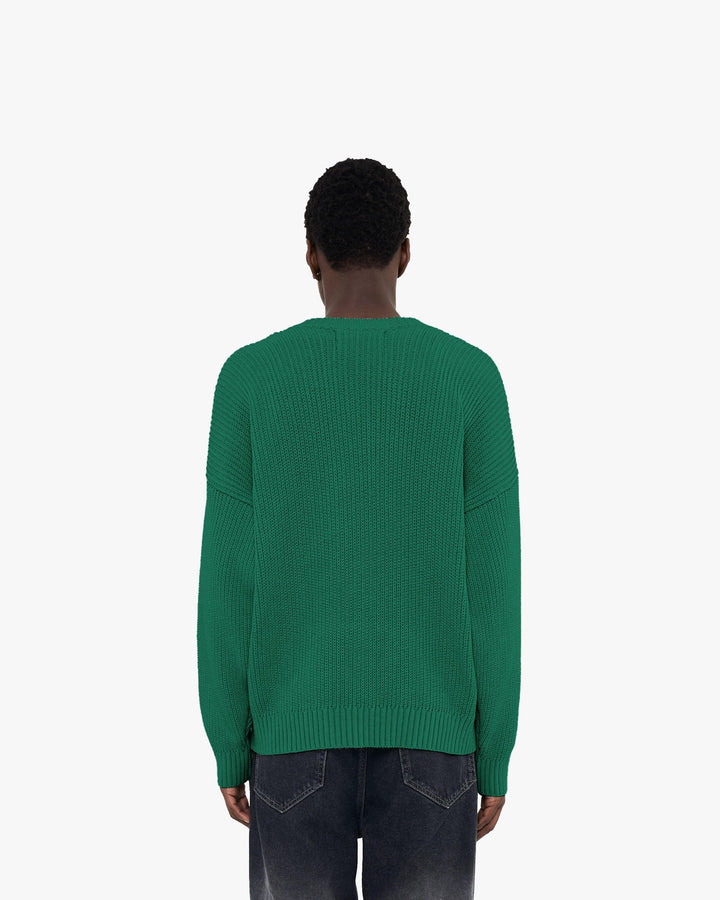 V-LOGO KNITWEAR GREEN