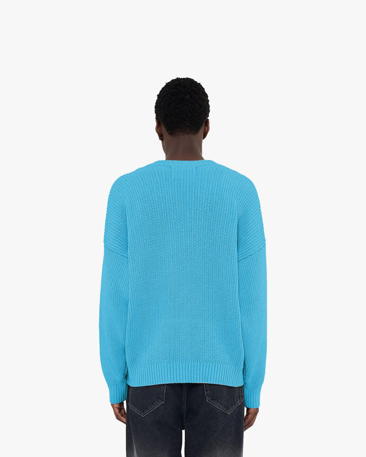 V-LOGO KNITWEAR SKY BLUE