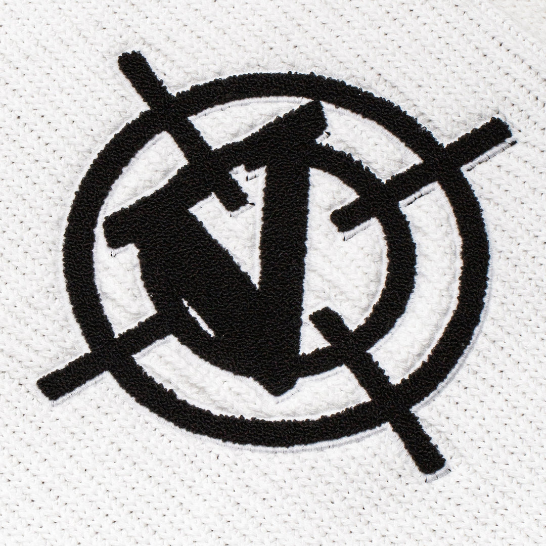 V-LOGO KNITWEAR WHITE