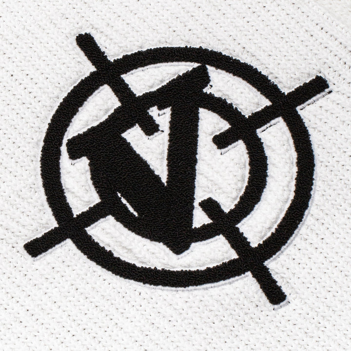 V-LOGO KNITWEAR WHITE