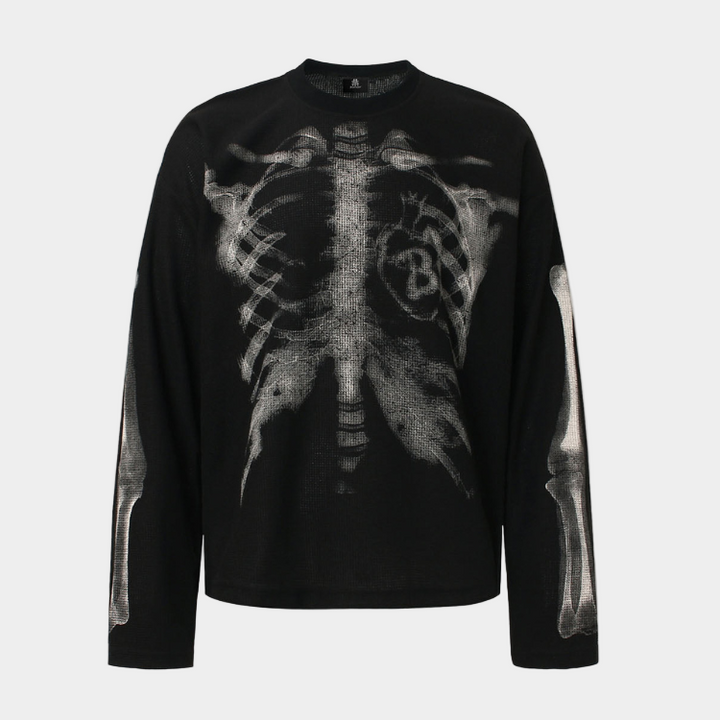 Skeleton Waffle Sweatshirt