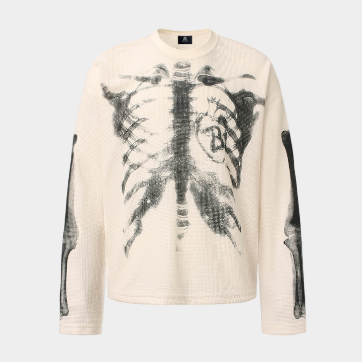 Skeleton Waffle Sweatshirt