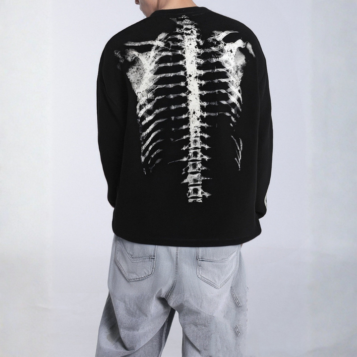 Skeleton Waffle Sweatshirt