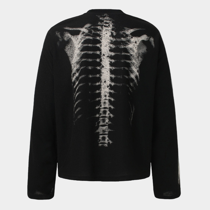 Skeleton Waffle Sweatshirt