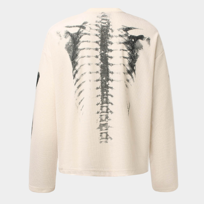 Skeleton Waffle Sweatshirt