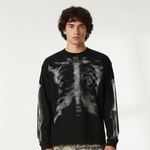 Skeleton Waffle Sweatshirt