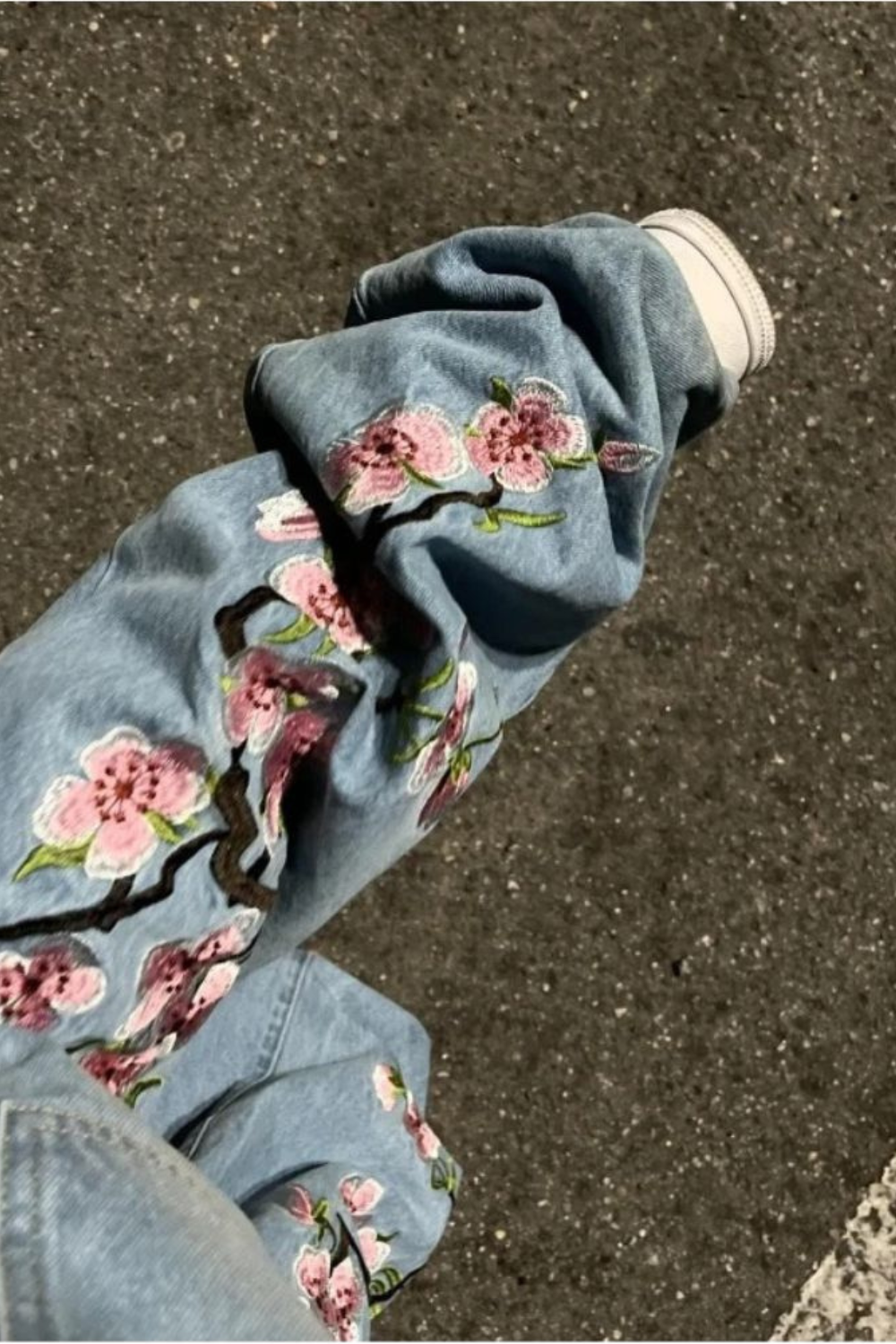 'Blossom' Embroidered Jeans