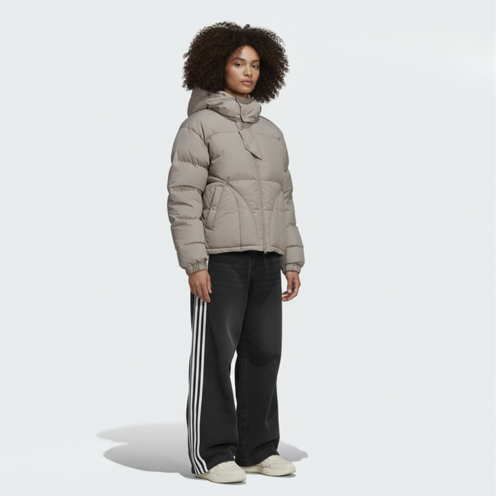 'Y2K' Puffer Jacket Button-Up