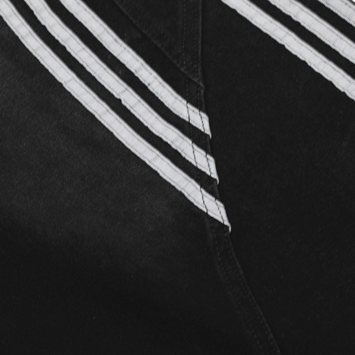 Denim Striped Barrel Jeans