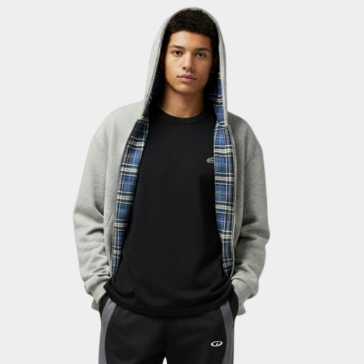 Checkered Inside Out Zipper