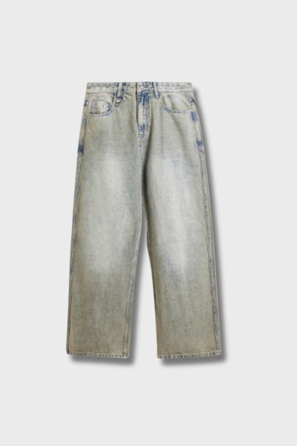 MyGarments - Baggy Denim Jeans - Light Grey