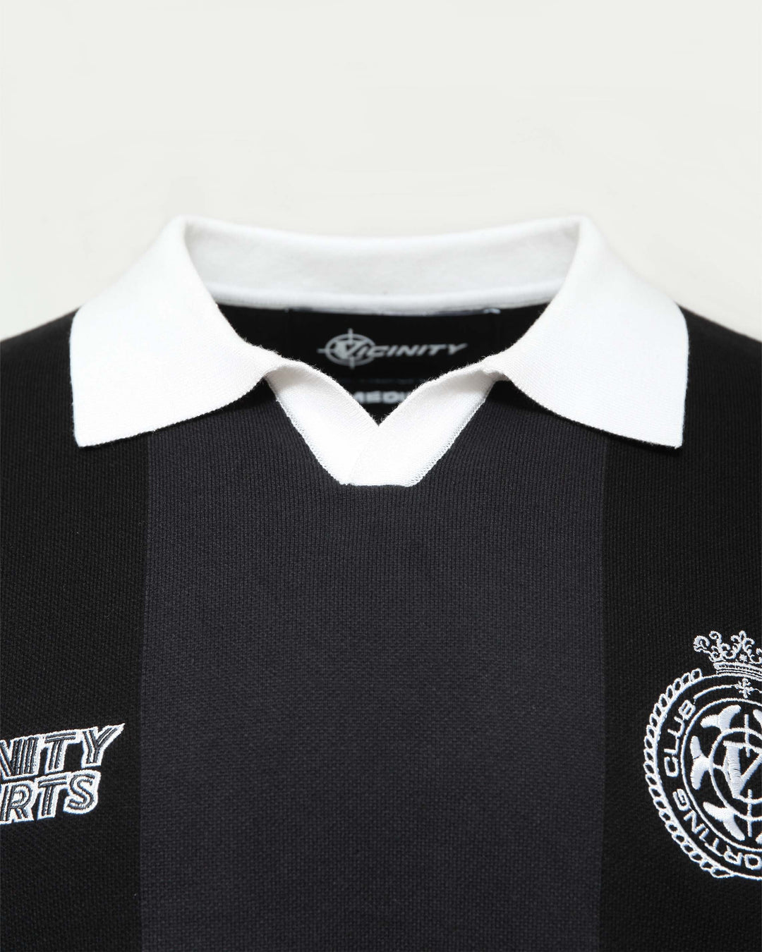 SPORTS TEAM JERSEY KNIT BLACK