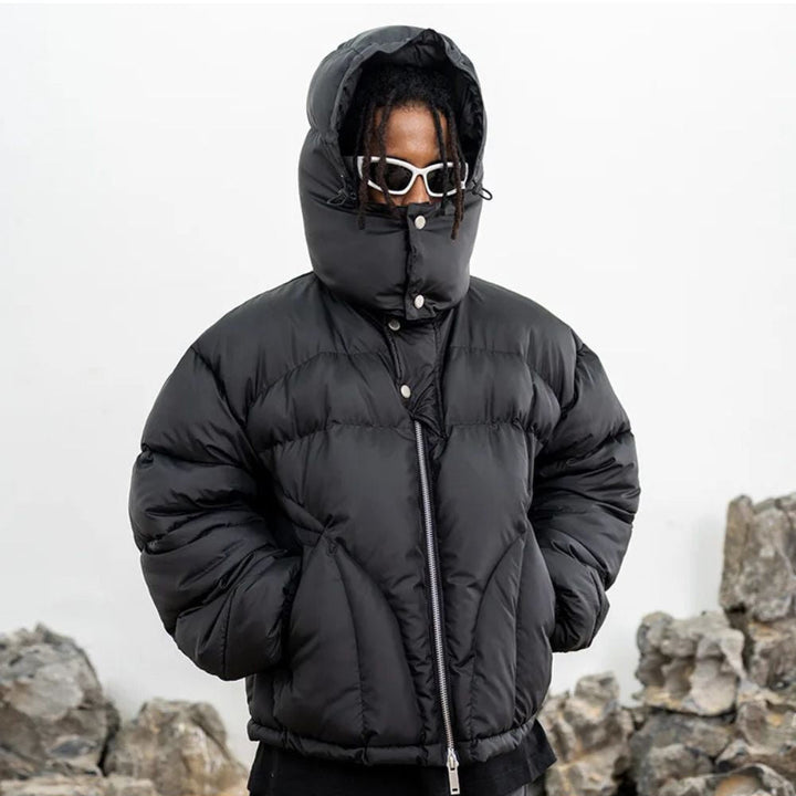 'Y2K' Puffer Jacket Button-Up