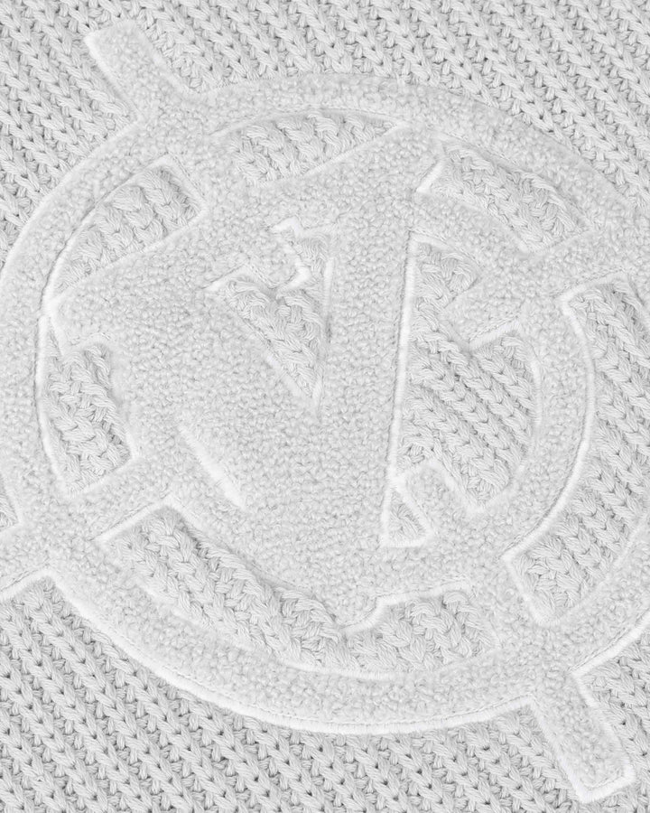 V-LOGO KNITWEAR LIGHT GREY