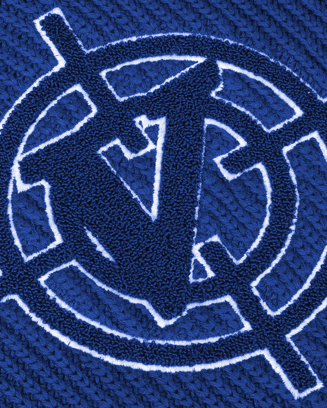 V-LOGO KNITWEAR ROYAL BLUE