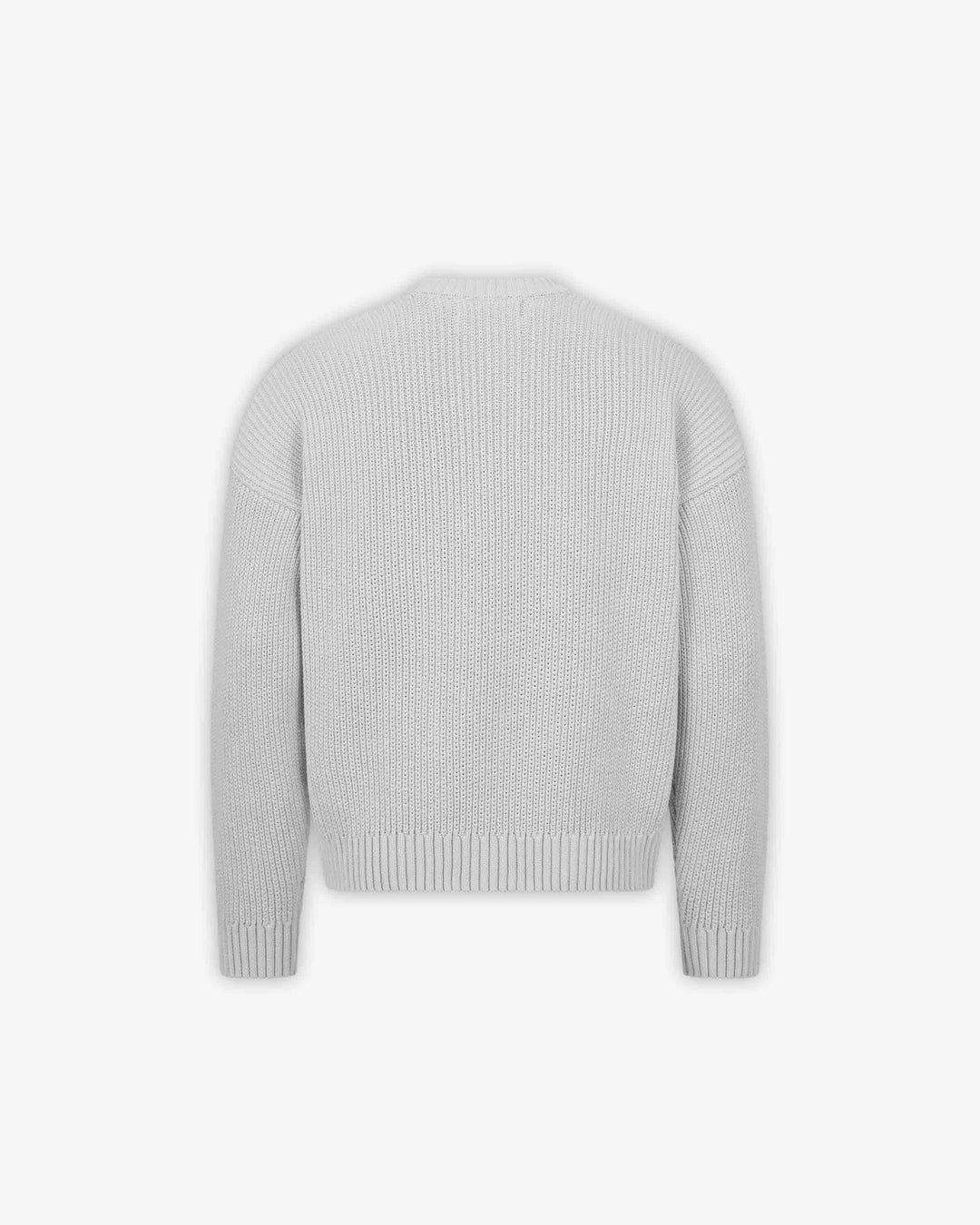 V-LOGO KNITWEAR LIGHT GREY