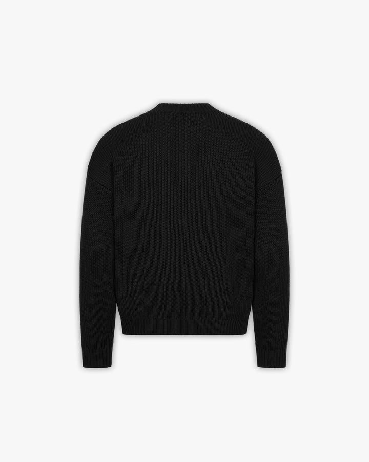 V-LOGO KNITWEAR BLACK